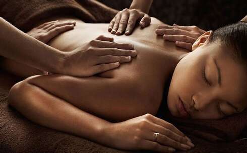 Soin bien-être Massage 4 mains